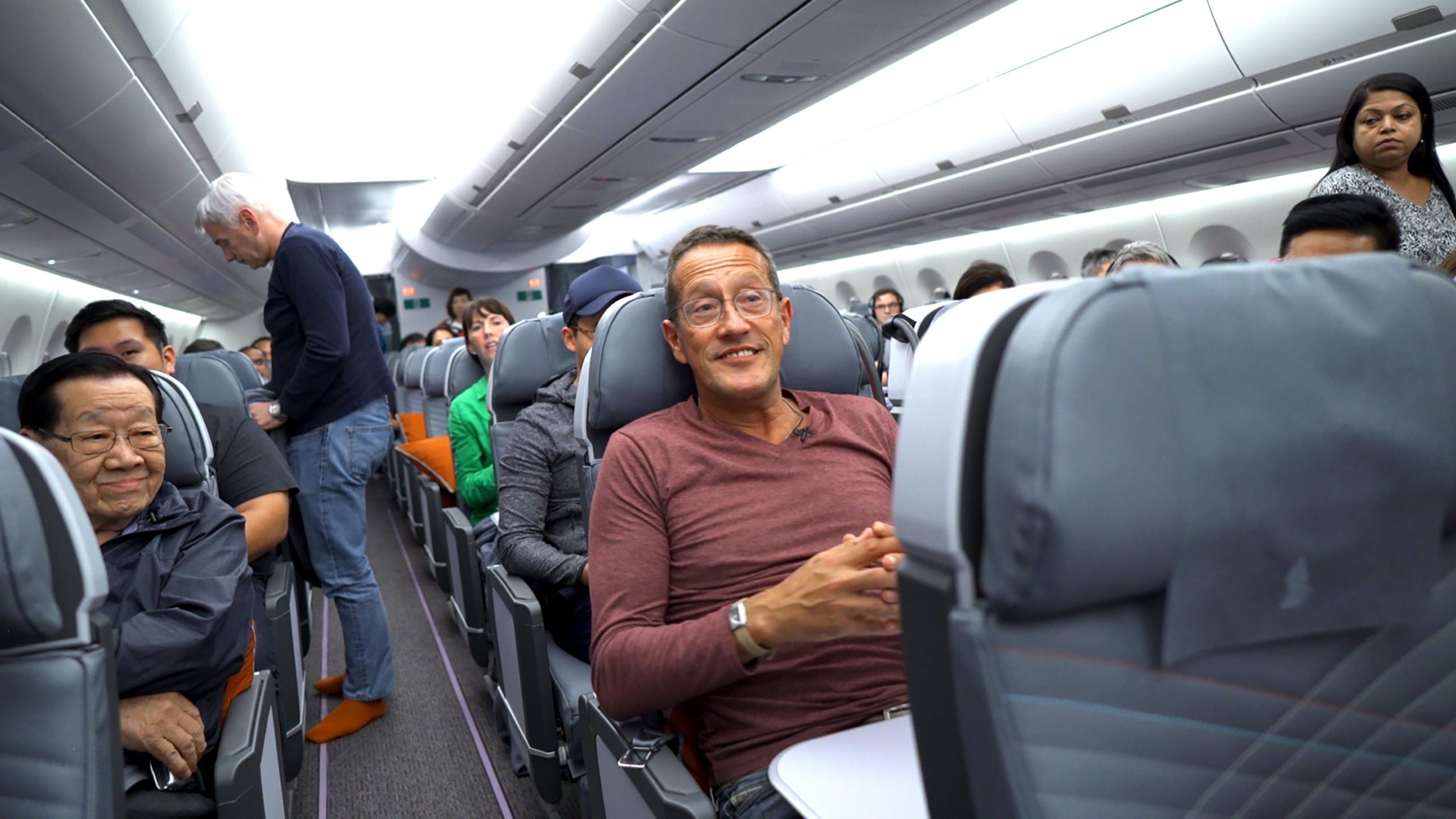 Business class seats on Singapore Airlines Airbus A350-900ULR for the longest flight