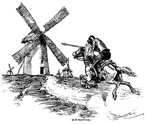 A portrait of Miguel de Cervantes, the author of Don Quixote. 