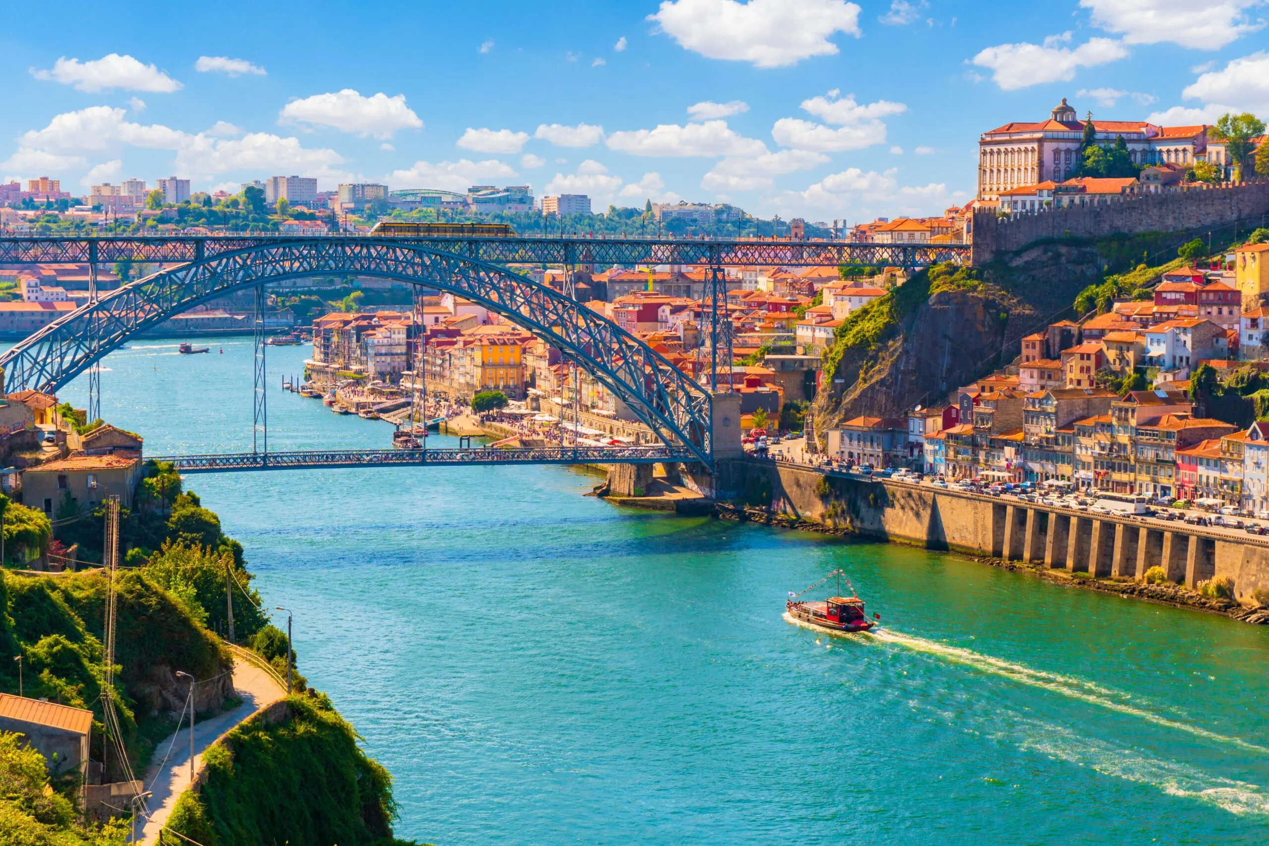 Panoramic view of Porto from Clérigos Tower.